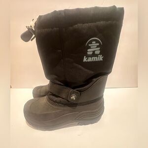 Kamik Snow Boots Kids Size 4 Blue/Black